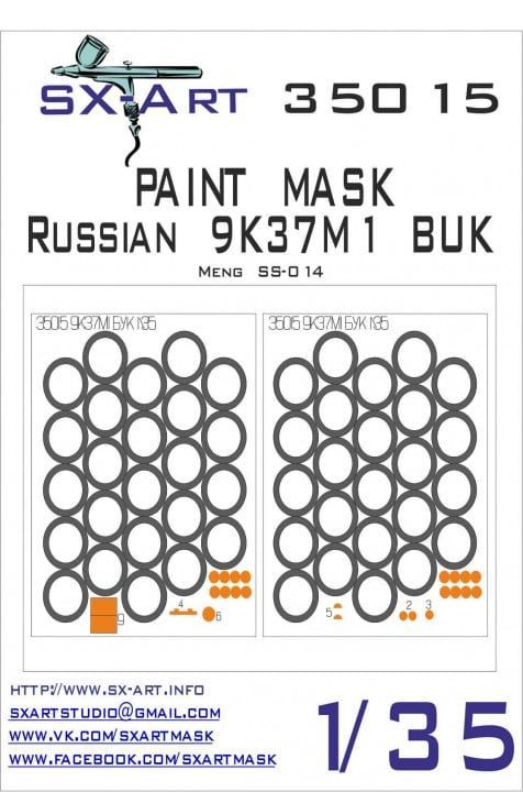1:35 Paint mask 9K37N1 Buk