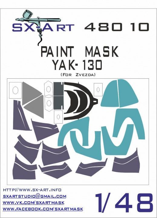 1:48 Paint mask Yak-130