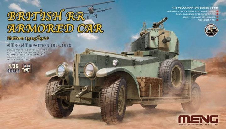 1:35 British Rolls-Royce Armoured Car Pattern 1914/1920