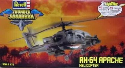 1:72 AH-64 Apache Helicopter SnapTite