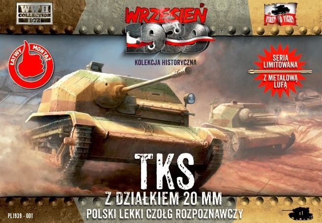 1:72 TKS z dzialkiem 20 mm (metal barell)