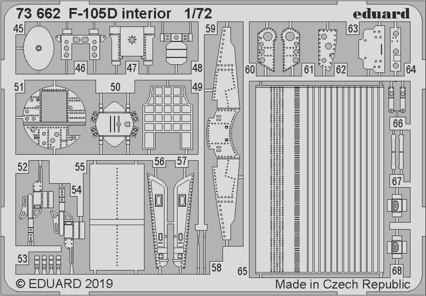 1:72 Republic F-105D Thunderchief interior