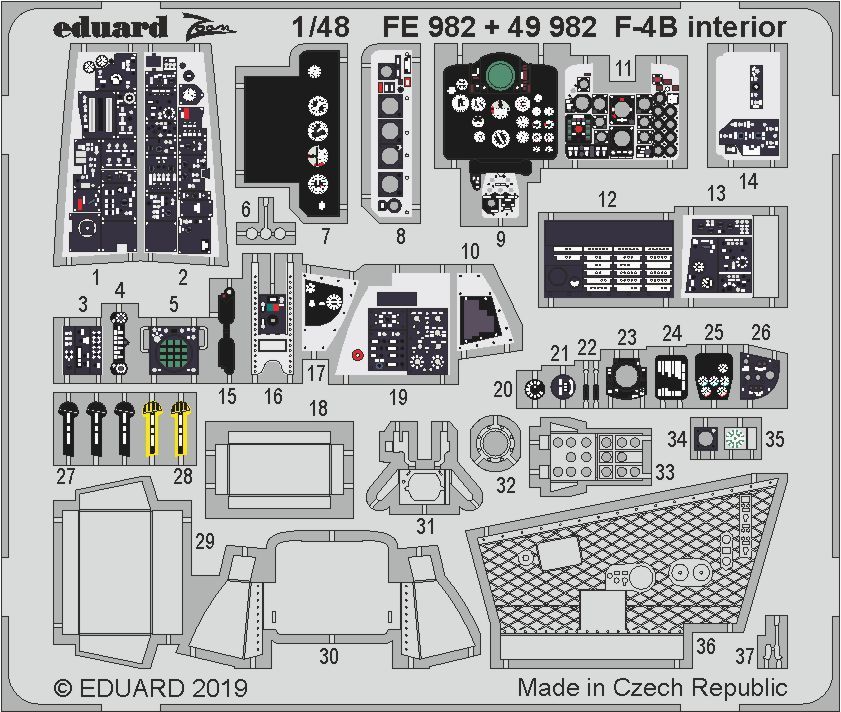 1:48 McDonnell F-4B Phantom II interior