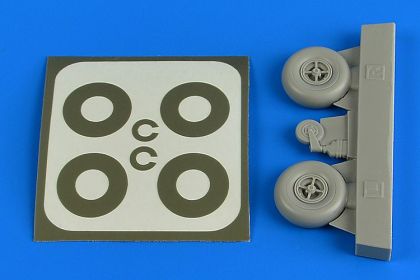 1:32 Bucker Bu 131 wheels & paint masks