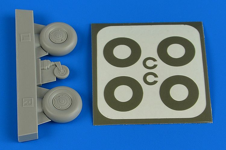 1:32 Bucker Bu 131 wheels & paint masks disc cover