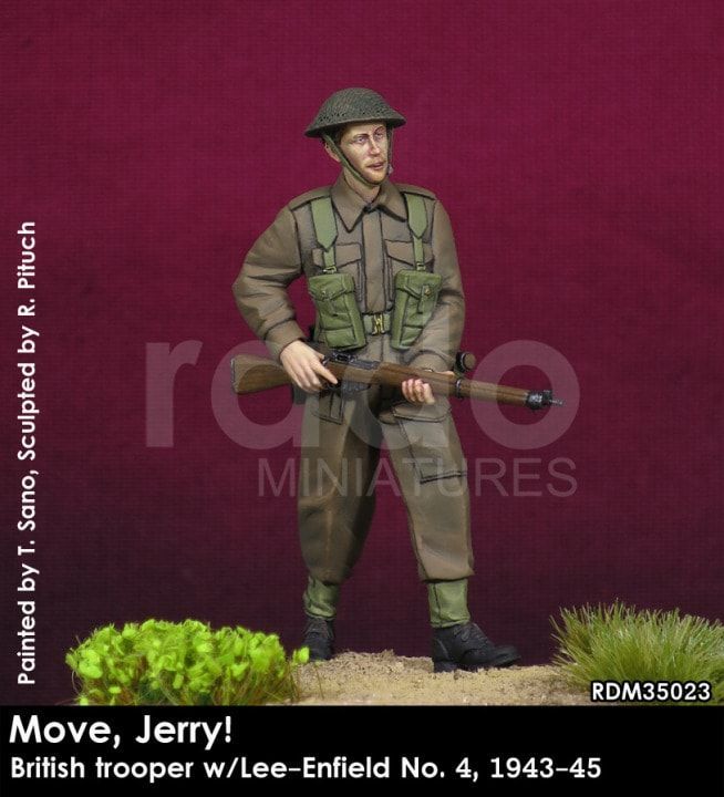1:35 Move, Jerry! British trooper w/Lee-Enfield No.4, 1943-45