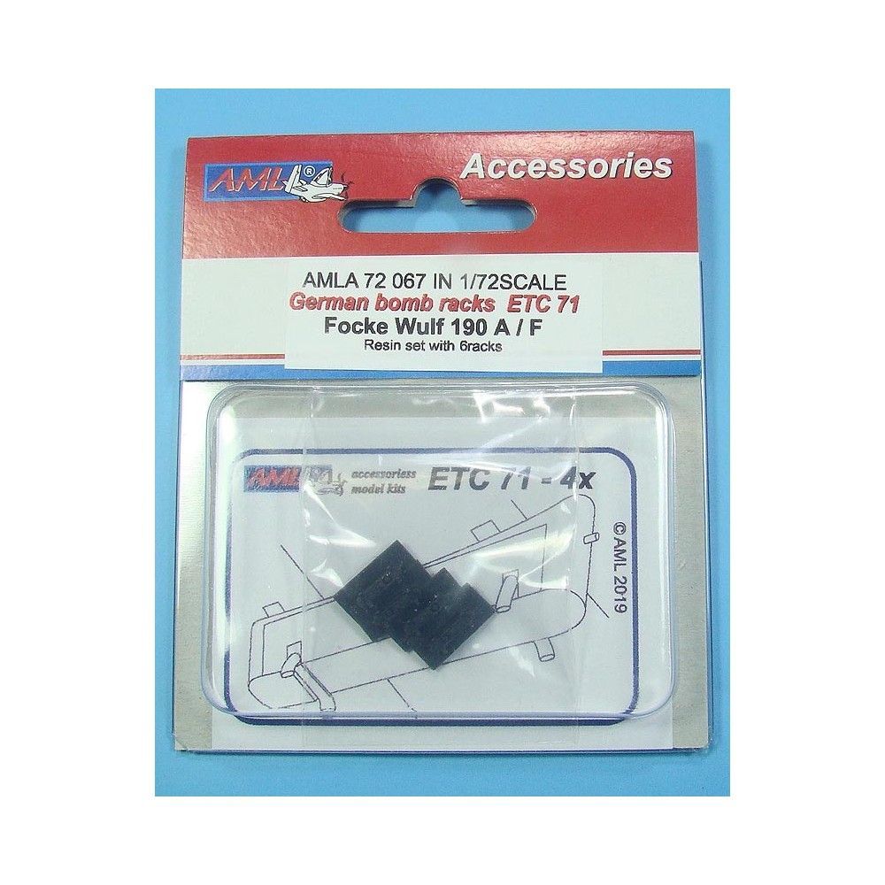 1:72 Fw 190A/F German bomb racks ETC 71