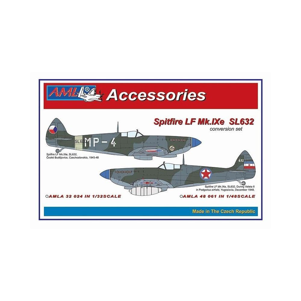 1:48 Spitifre LF Mk.IXe SL632 Conv.set (CZ,Yugosl)