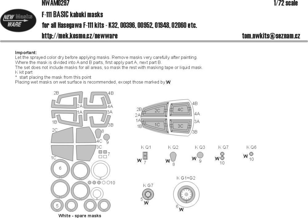 1:72 Mask F-111 BASIC (HAS)
