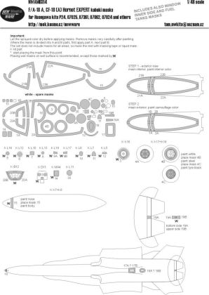 1:48 Mask F/A-18 A, CF-18(A) Hornet EXPERT (HAS)