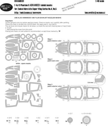 1:48 Mask F-4J/S Phantom II ADVANCED (ZOUKEI-MURA)