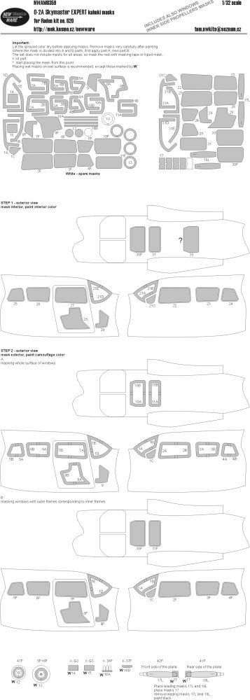 1:32 Mask O-2A Skymaster EXPERT (RDN no.620)