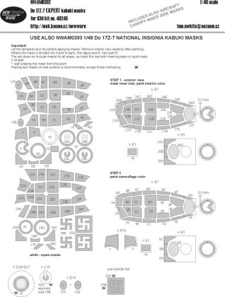 1:48 Mask Dornier Do 17Z-7 EXPERT (ICM 48245)
