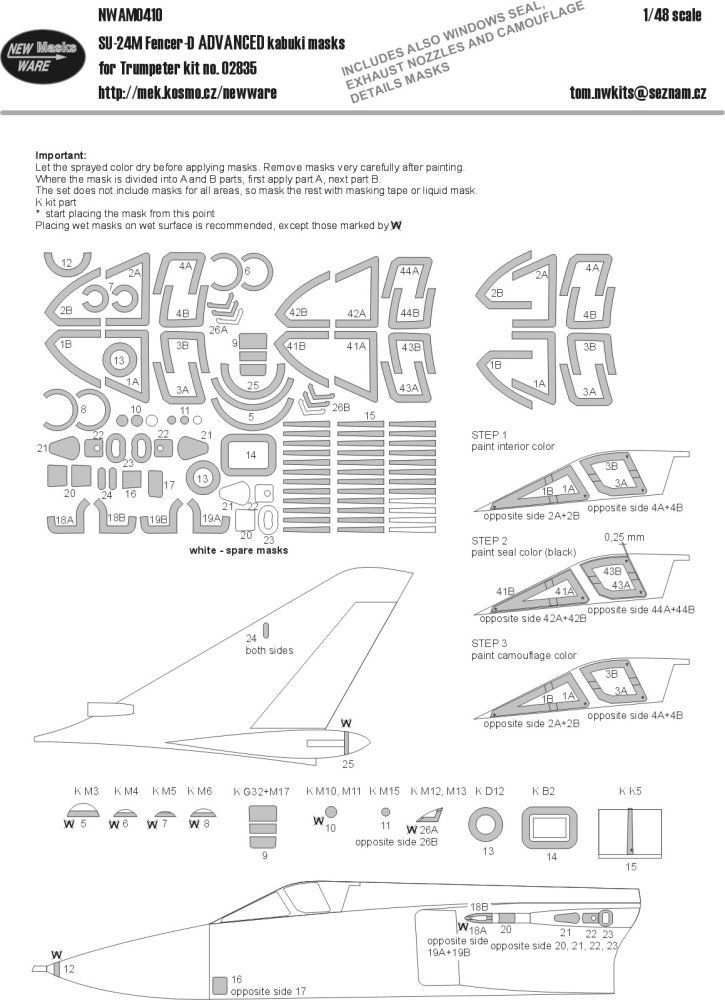 1:48 Su-24M Fencer-D ADVANCED (TRUMP 02835)