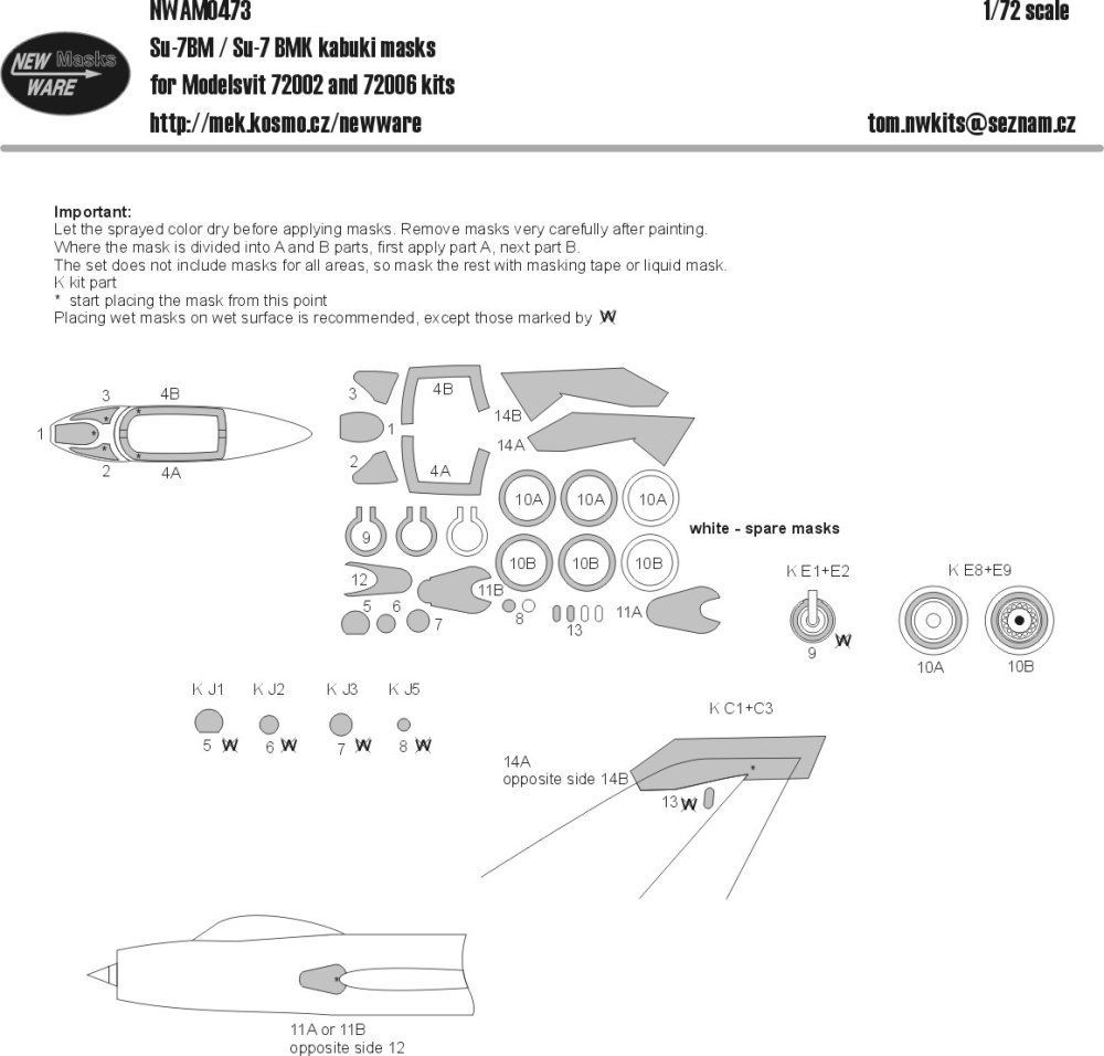 1:72 Mask Su-7BM/BMK (MSVIT)