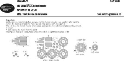 1:72 Mask MiG-25RB BASIC (ICM 72173)