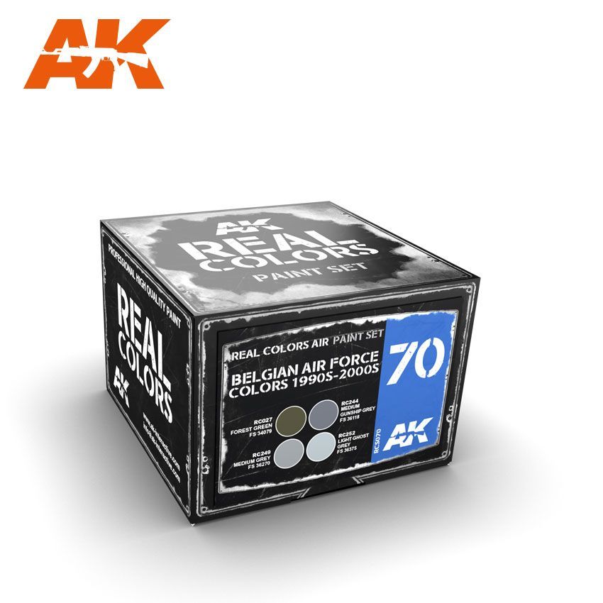 BELGIAN AIR FORCE COLORS 1990S-2000S [SET]