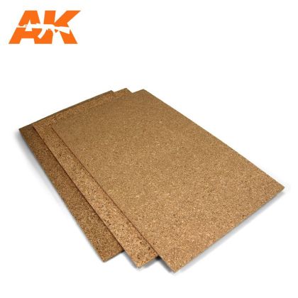 CORK SHEET – FINE GRAINED 200X300X1-2-3MM