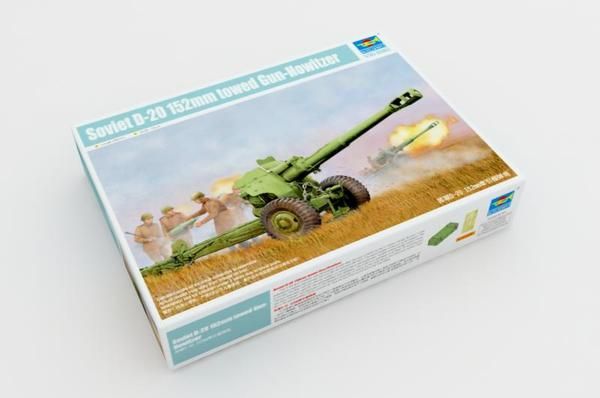 1:35 Soviet D-20 152mm towed Gun-Howitzer