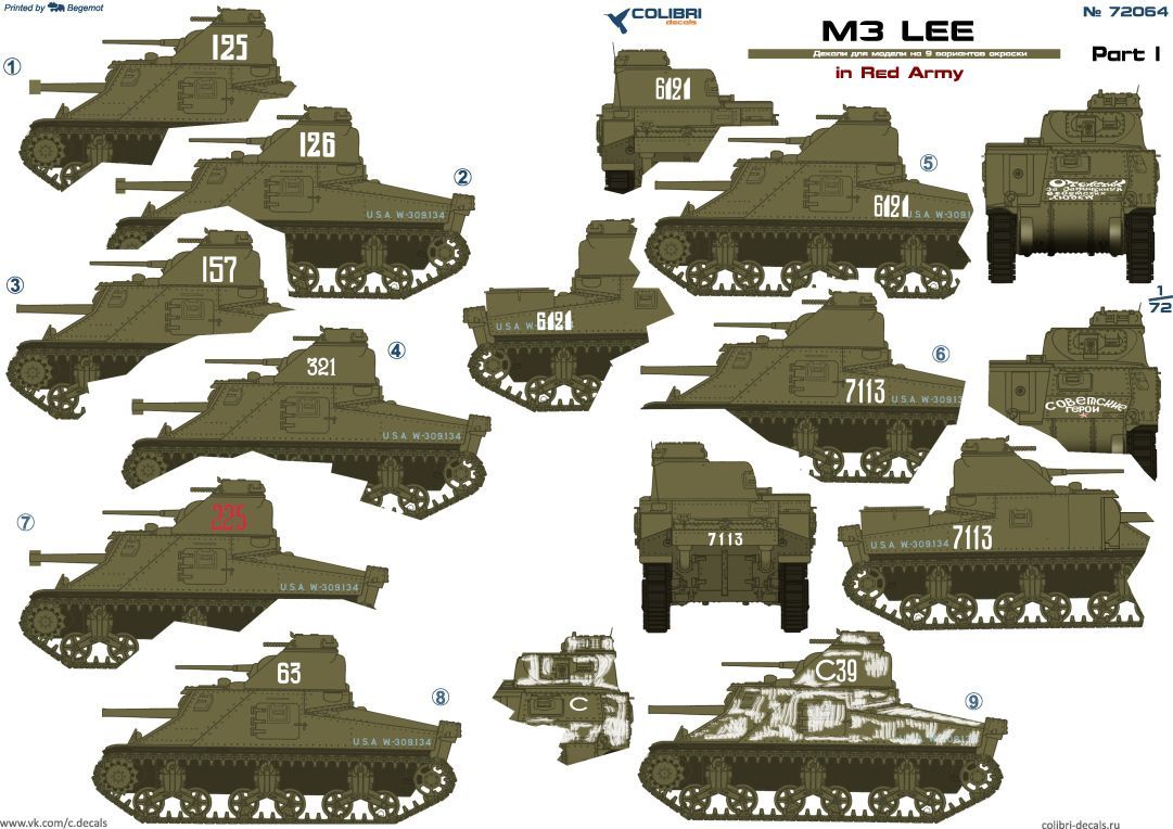 1:72 M3 Lee in Red Army Part I