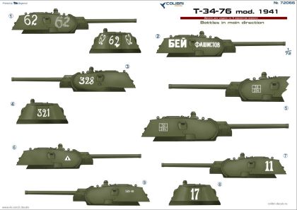 1:72 T-34-76 mod. 1941 Part I Battles in main direction