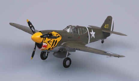 1:72 P-40E Warhawk USAAF 343rd FG, 11th FS Aleutian Tigers