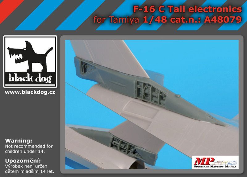 1:48 F-16 C tail electronics