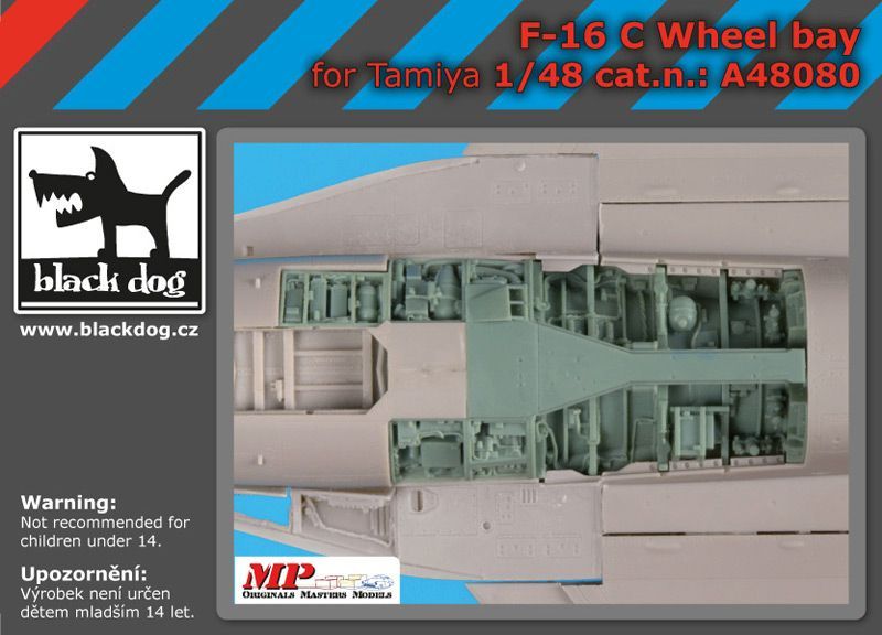1:48 F-16  C Wheel bay