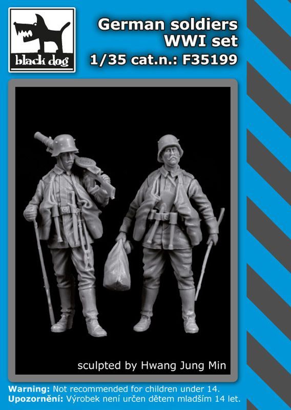 1:35 German soldiers WW I set