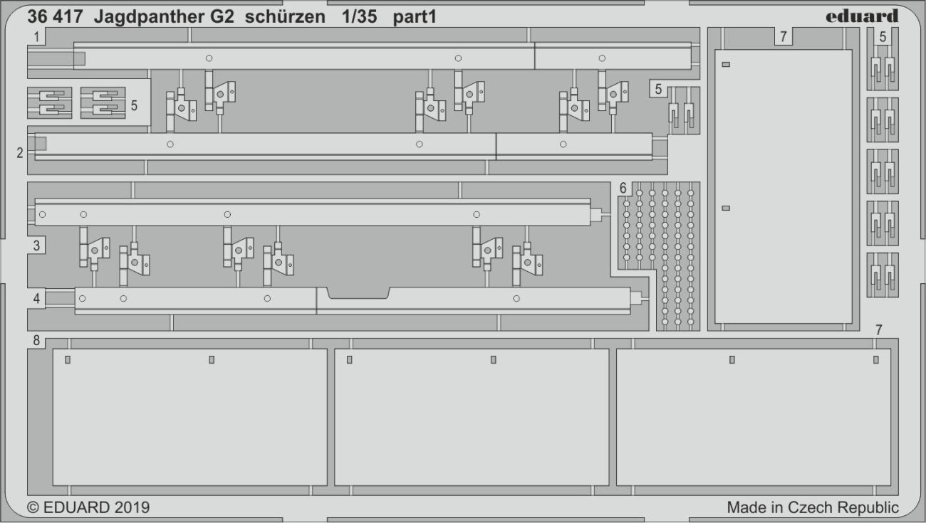 1:35 Jagdpanther Ausf.G2 schurzen