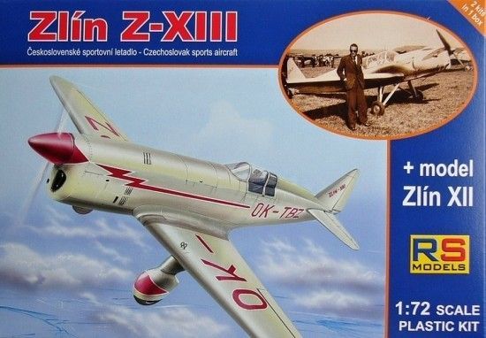 1:72 Zlin-XIII (+ model Zlin-XII Prototype)