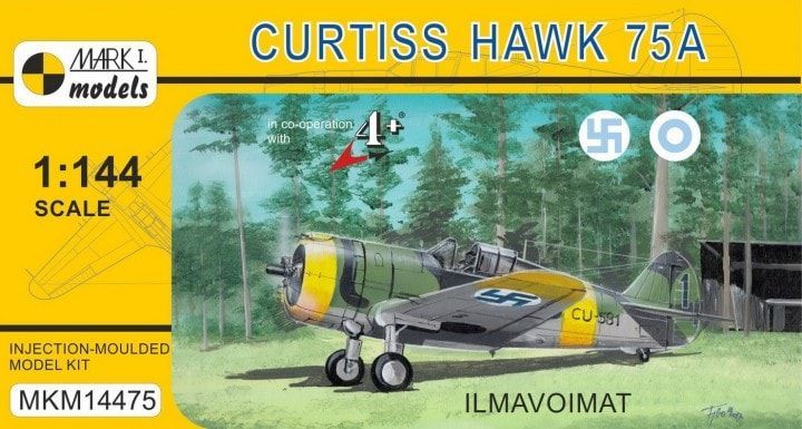 1:144 Curtiss H-75A 'Ilmavoimat' Curtiss Hawk 75A ‘Ilmavoimat’ (Finnish AF)