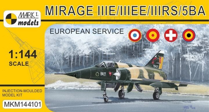 1:144 Dassault Mirage IIIE/EE/RS/5BA European Service