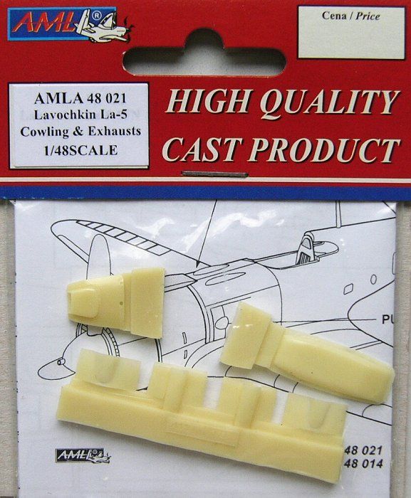 1:48 Lavochkin La-5/5F Cowling & Exhausts Conversion parts