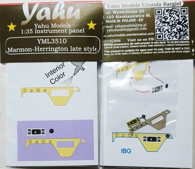 1:35 Marmon Herrington Mk.I/II (Late Style Instrument Panel)