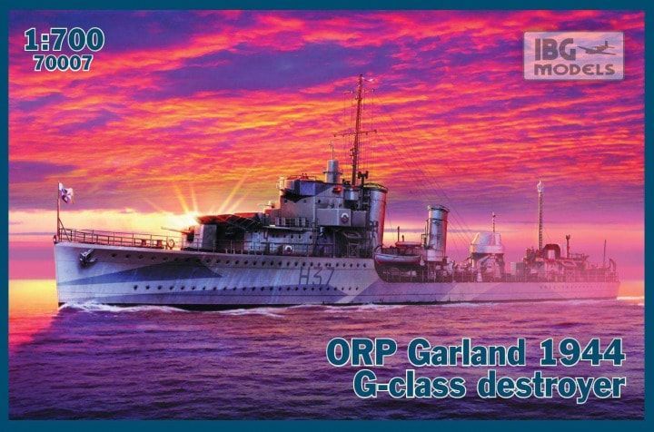 1:700 ORP Garland 1944 G-class destroyer