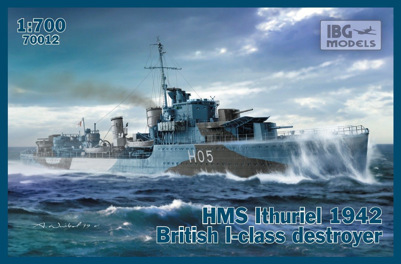 1:700 HMS Ithuriel 1942 I-class Destroyer