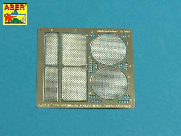 1:35 Grilles for Jagdpanther Ausf.G1 early (Meng)