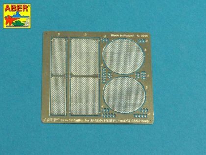 1:35 Grilles for Jagdpanther Ausf.G1 early (Meng)