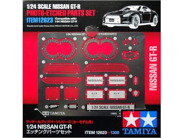1:24 Nissan GT-R Photo-Etched Parts Set