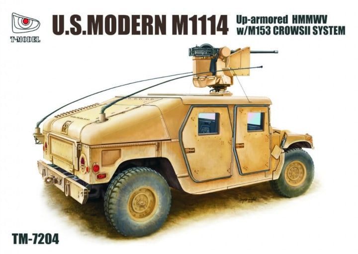 1:72 U. S. Modern M1114 Up-Armored HMMWV w/M153 CrowsII System