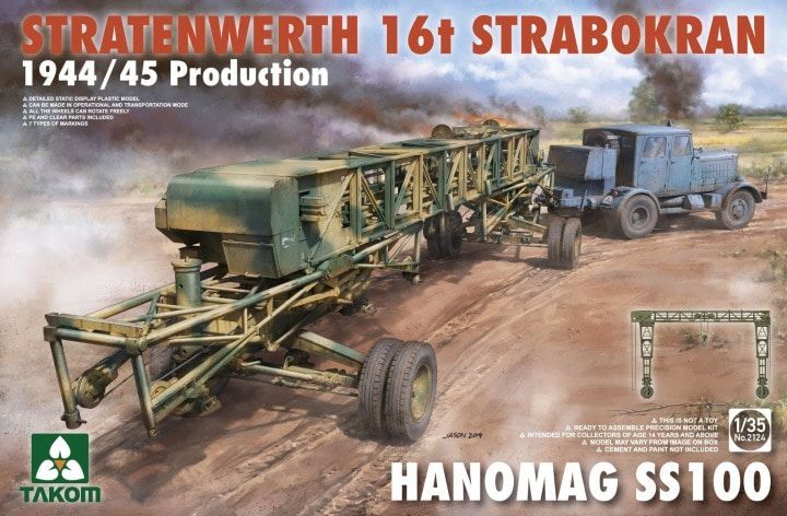 1:35 Stratenwerth 16T Strabokran 1944/45 Production Hanomag SS100