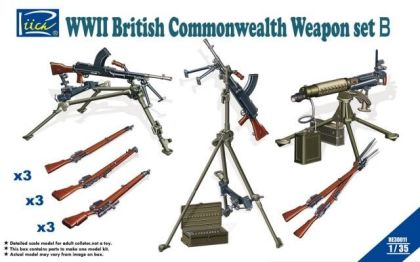 1:35 WW2 British & Commonwealth Weapon Set B