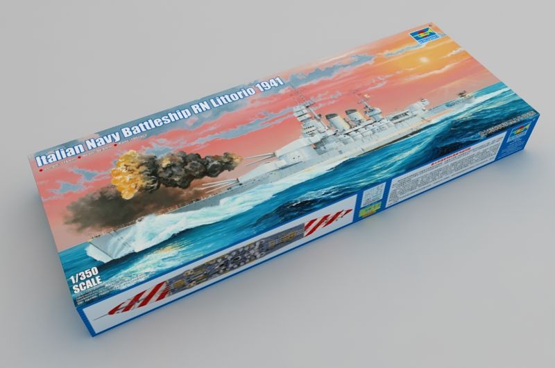 1:350 Italian Navy Battleship RN Littorio 1941