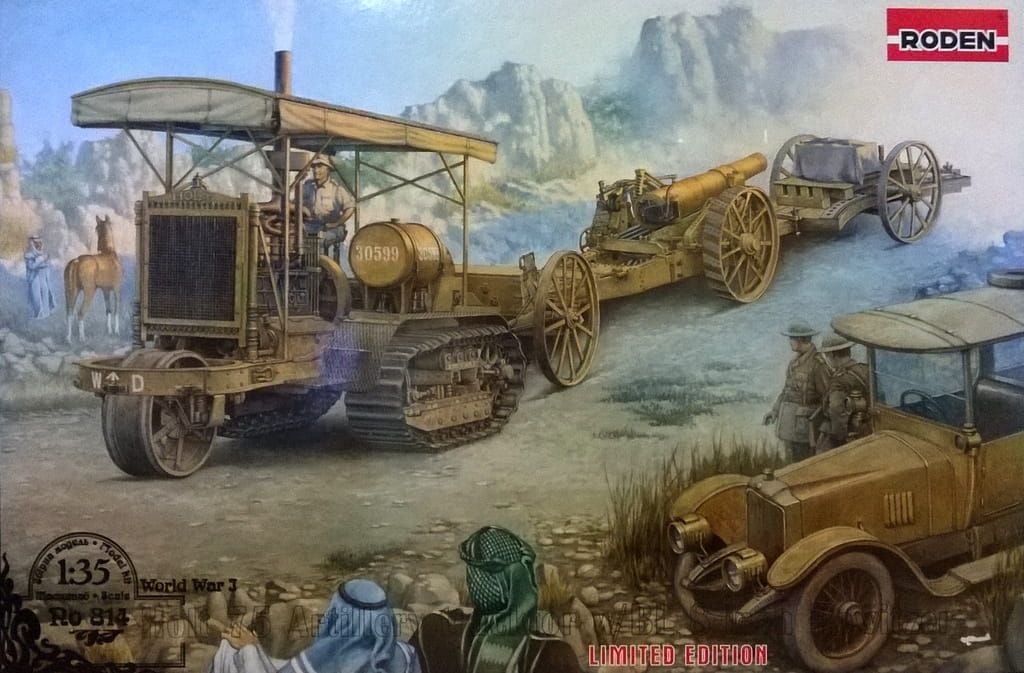 1:35 Holt 75 Artillery Tractor with 8-inch Howitzer