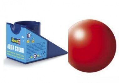 332 luminous red silk