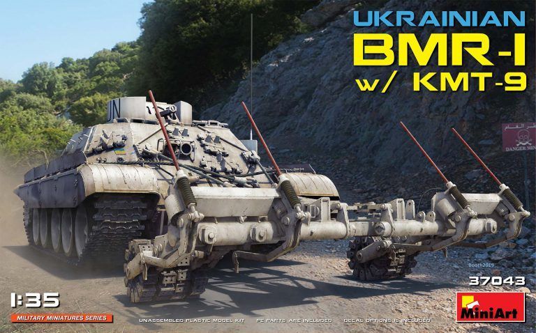 1:35 UKRAINIAN BMR-1 w/KMT-9