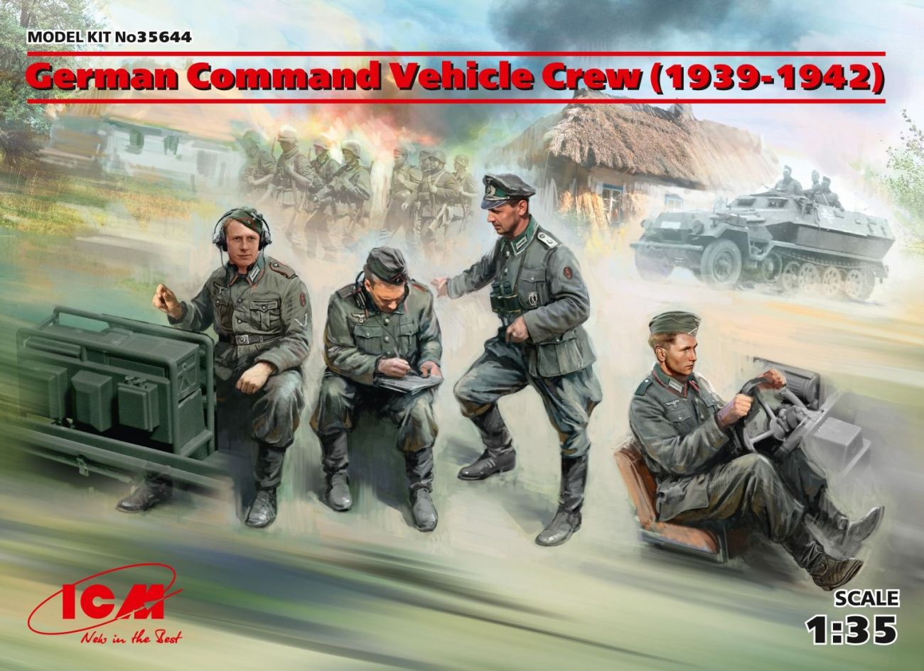 1:35  German Command Vehicle Crew (1939-1942) (4 figures)