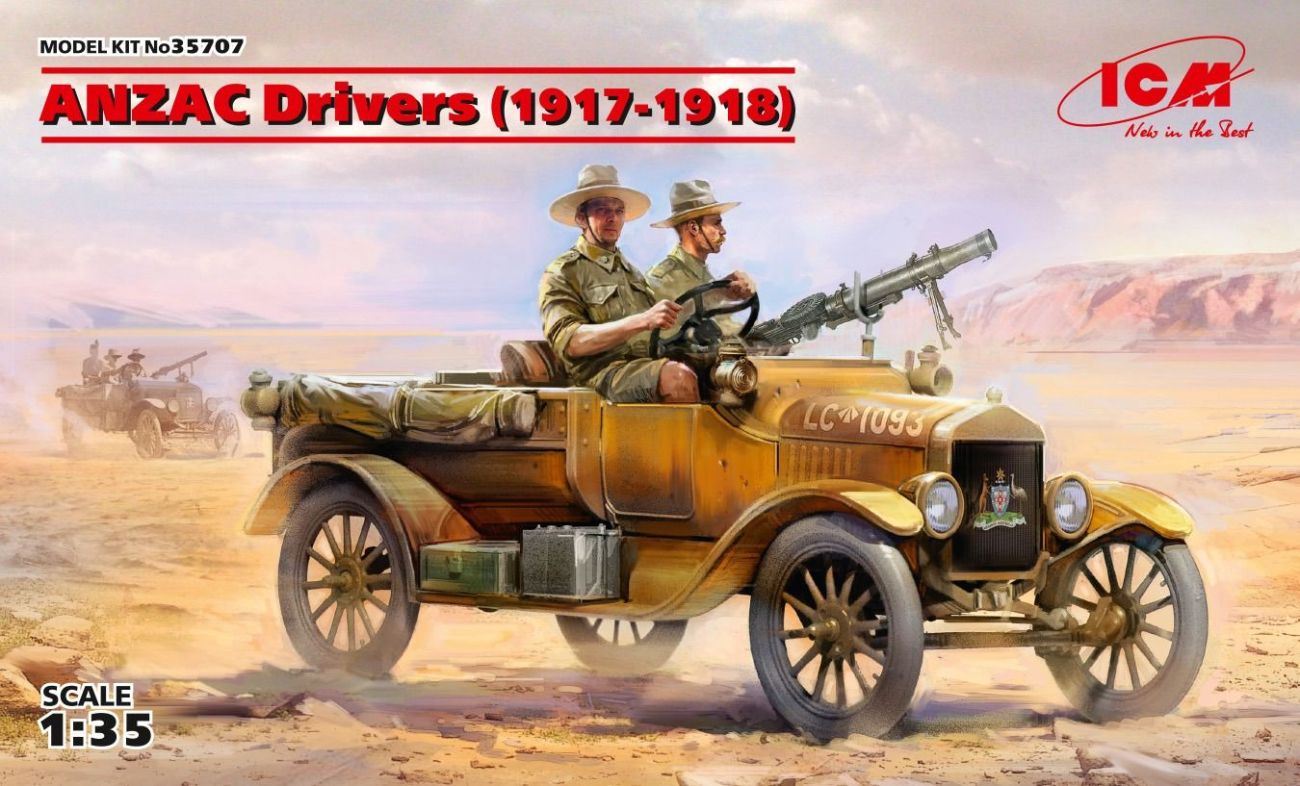 1:35 ANZAC Drivers (1917-1918) (2 figures)
