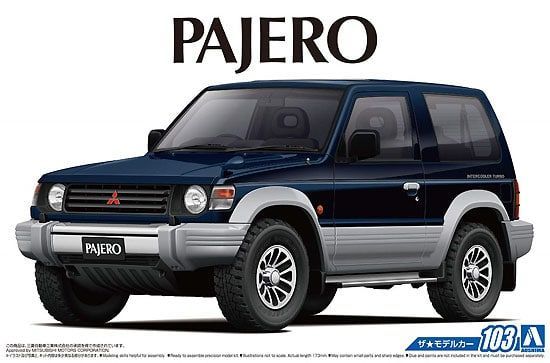 1:24 Mitsubishi V24WG Pajero Metal Top Wide XR-II '91
